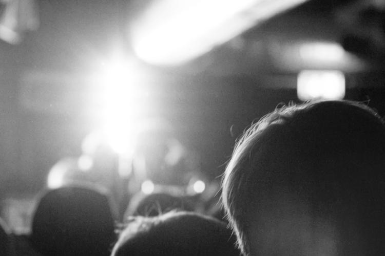 The  Executives onstage, seen from the crowd